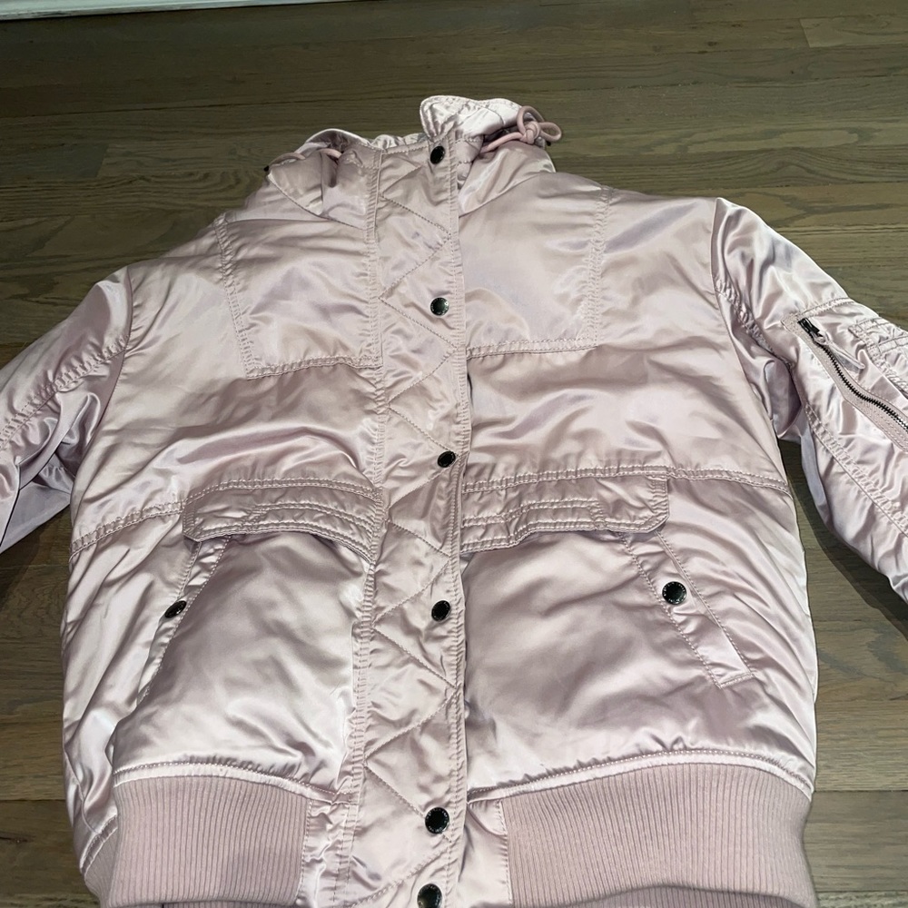 American Eagle Sherpa Lined Jacket- Pink